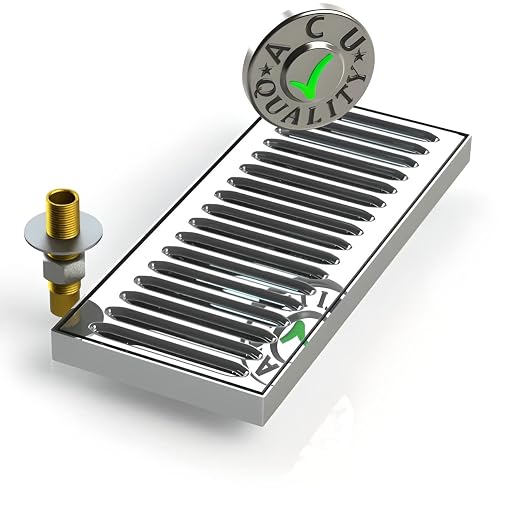 8-Inch Drip Tray with Center Drain by OCSParts