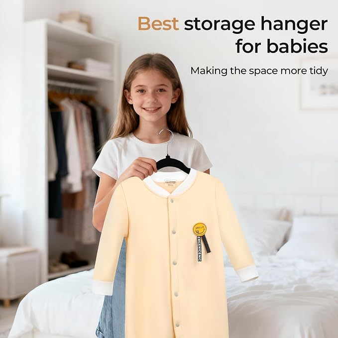 GoodtoU Kids Hangers Velvet 50 Pack 14" - Image 4