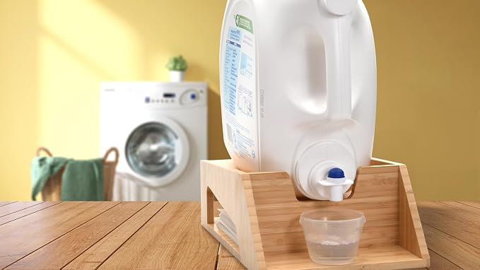 MobileVision Bamboo Laundry Detergent Holder - Image 6
