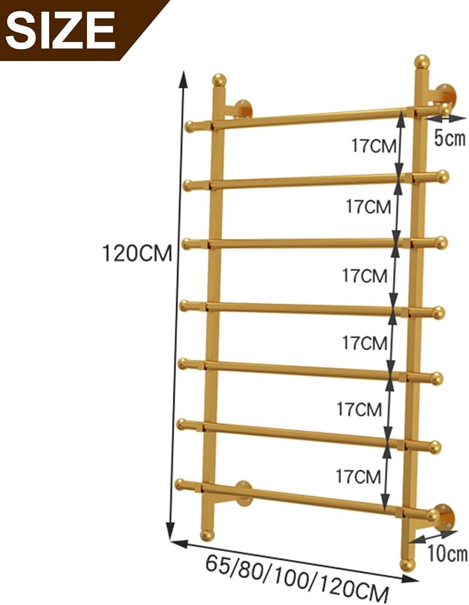 Clothing Store Garment Rack Wall Mounted Ribbon Display Rack Scarf Hanger - Image 2