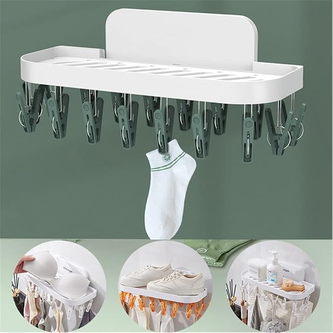 JSEIAJB 17pcs Socks Pegs Hangers - Image 3