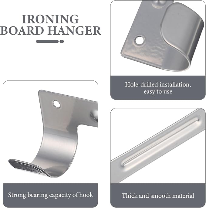 Lurrose Wall-Mount Ironing Board Holder - Image 6