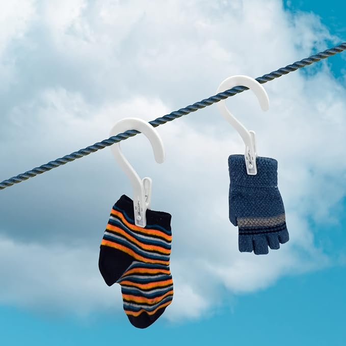 Laundry Hooks Boot Hangers Plastic Clothes Pins Hanger Clips - Image 5