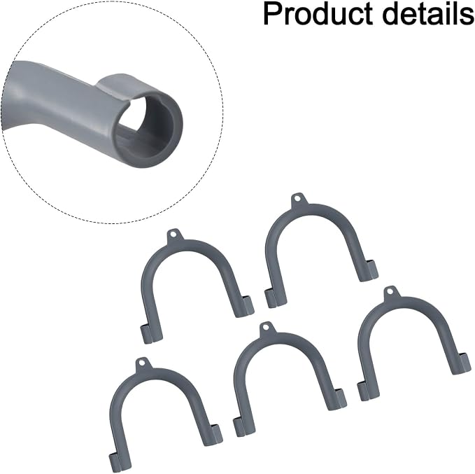 5-Pack U-Shape Drain Hose Hooks - Image 7