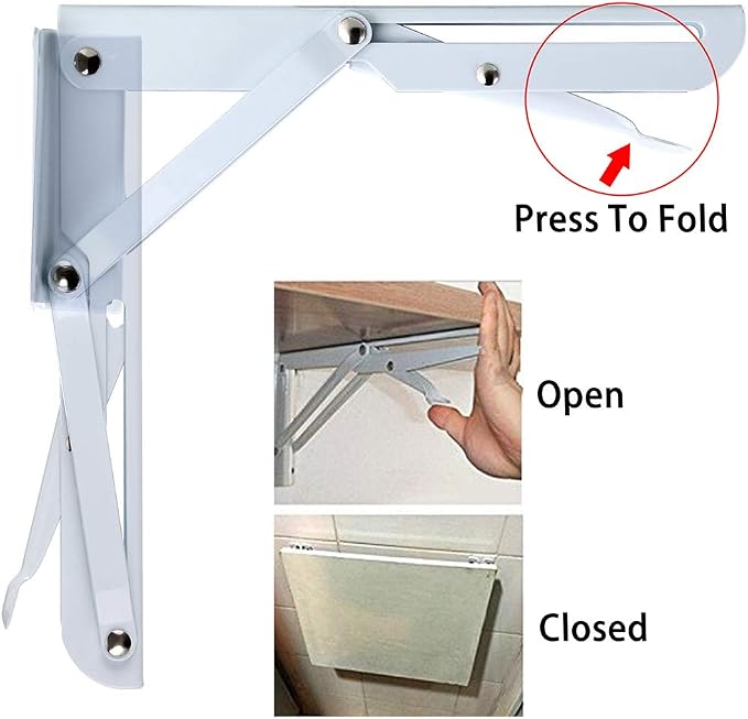 Sumnacon Sturdy Folding Shelf Brackets - Image 3