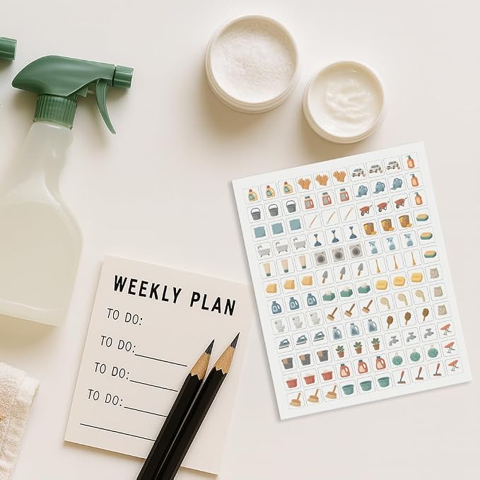 600 Pcs Planner Stickers, Household Chores Planner Sticker Everyday Essentials - Image 7