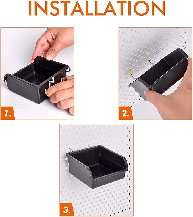 G.CORE 12 Pack Pegboard Bins - Image 3