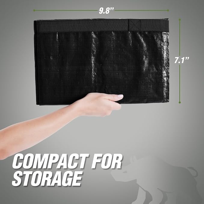 RUGGED RHINO 4 Pack Heavy Duty Extra Large Moving Bags, Durable Bag - Image 7