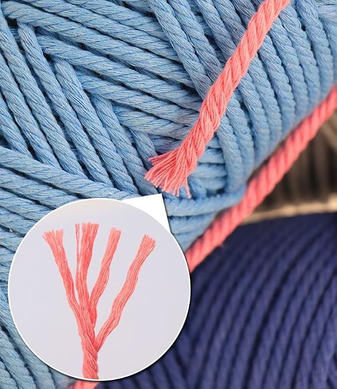 2/3/4mm Twine Cotton Colored Bakers Twine 109Yard Macrame Cord - Image 3