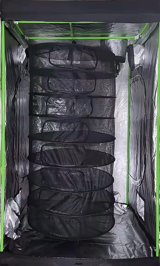 HORTIPOTS Herb Dry Rack Zipper Opening 3ft Adjustable Center Support Straps NO - Image 8