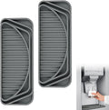 Silicone Refrigerator Drip Tray 2 Pack, Cuttable Water Dispenser Drip Collector by Aolso