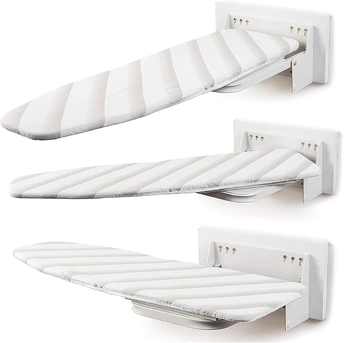 uyoyous Heavy Duty Ironing Board Wall Mounted 37.8x11.8 Inch, Foldable by uyoyous