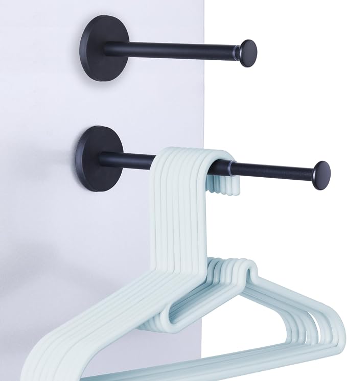Magnetic Hanger Organizer Rack, Extendable Clothes Hanger Stacker by LEKUSHA