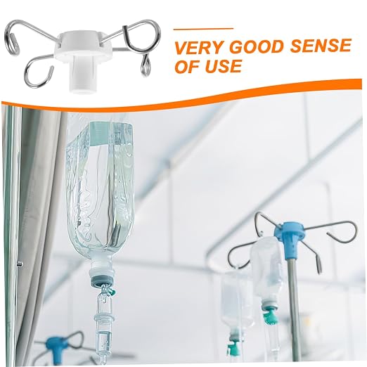 Stainless Steel Hook Infusion Stand Accessory Sturdy Infusion Rack Hanger - Image 6