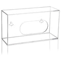 Acrylic Glove Box Holder Wall Mount Disposable Glove Dispenser Storage Organizer by Aphbrada