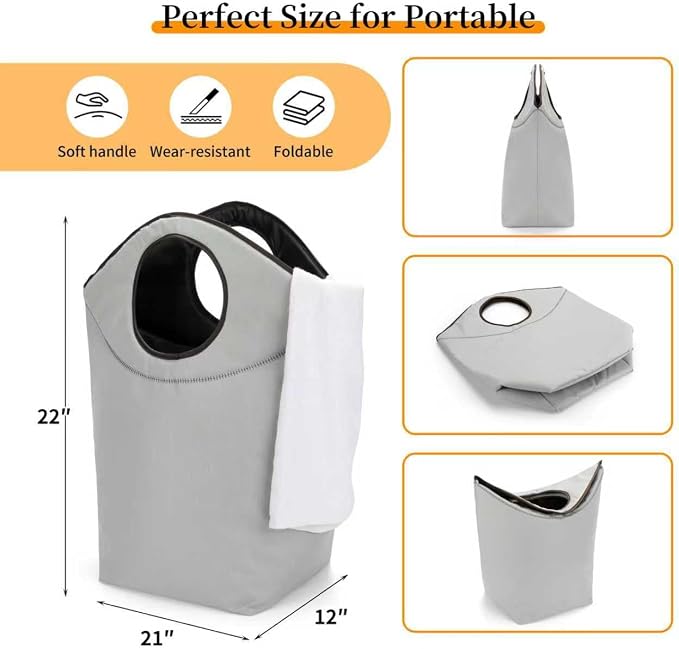 90L Foldable Storage Hamper Bag - Image 2