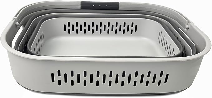 SAMMART 40L Collapsible Plastic Laundry Basket - Image 3