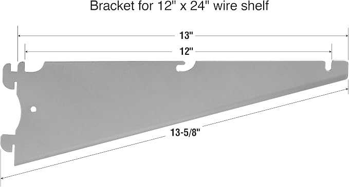 AllSpace Shelf Bracket for Pegboard Wall Mount System, Garage Utility - Image 2