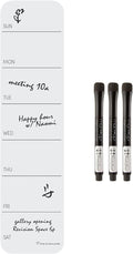 Three by Three Seattle up·date!™ Silicone Weekly Planner + 3 Dry Erase Markers: by ThreebyThreeSeattle