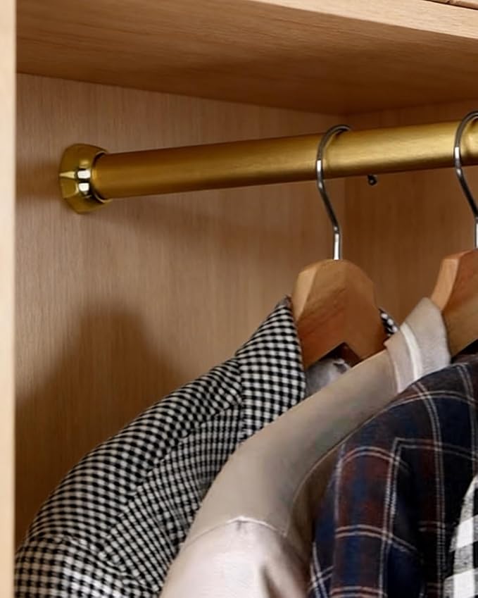 Closet Rod Champagne Bronze Valet Rod by ENHEN
