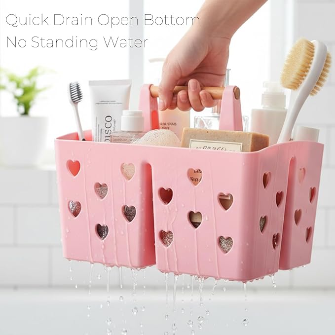 Pink Portable Shower Caddy - Image 4