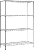 Meet perfect 4-Tier Heavy Duty Metal Shelving Unit, 800 lbs Capacity Adjustable by Meet+perfect