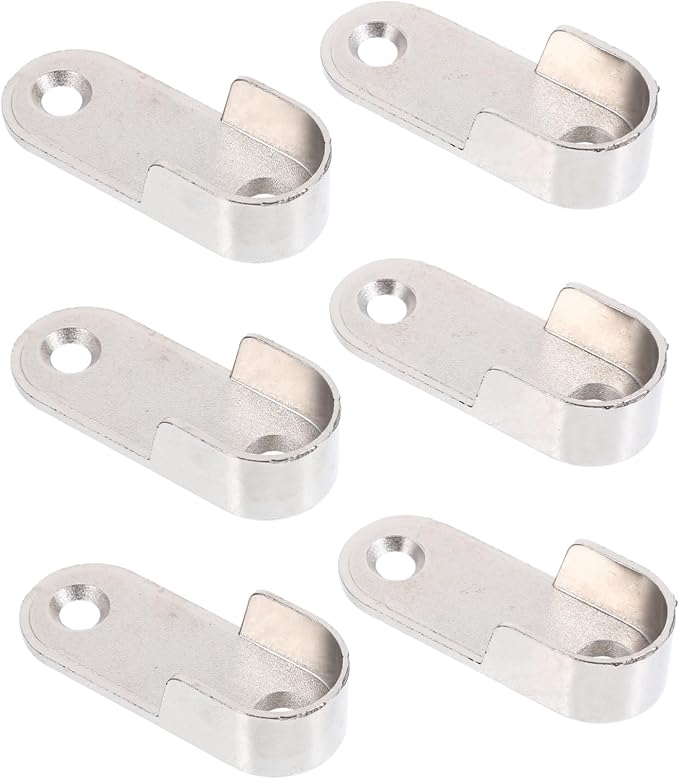 6pcs Closet Rod Holders Brackets by MAGICLULU