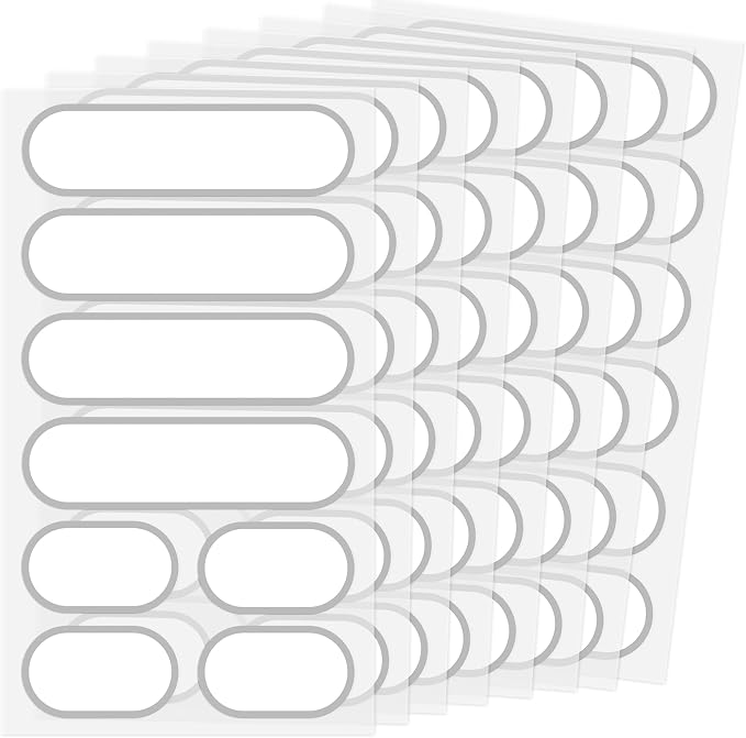 Waterproof Vinyl Kitchen Labels by CHUBBIEE