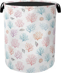 Starfish Coral Foldable Laundry Hamper by Gearsly