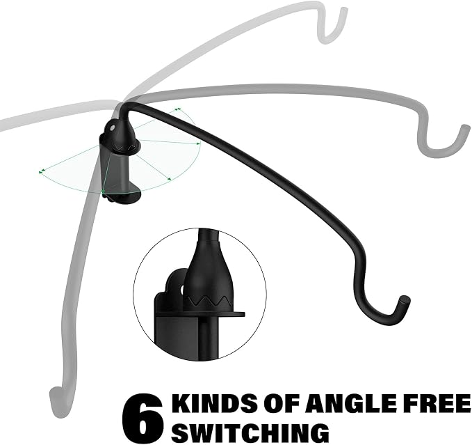 2 Pack Plant Hanger Bracket Wall Mounted Hooks - Image 2