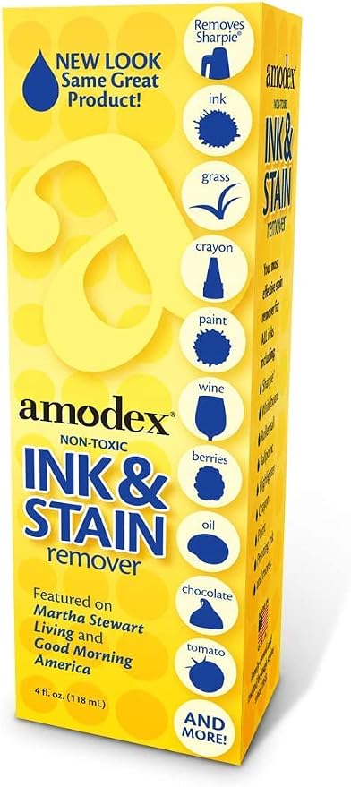 Amodex Ink & Stain Remover for Clothes, Leather and Skin - Image 2