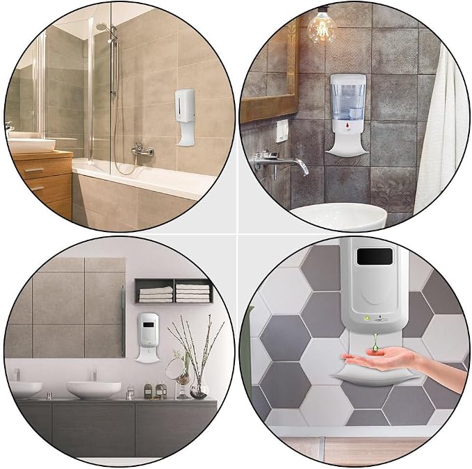 Balacoo 2 Pcs Soap Dispenser Tray, Wall Mounted Soap Dispenser Bracket - Image 6