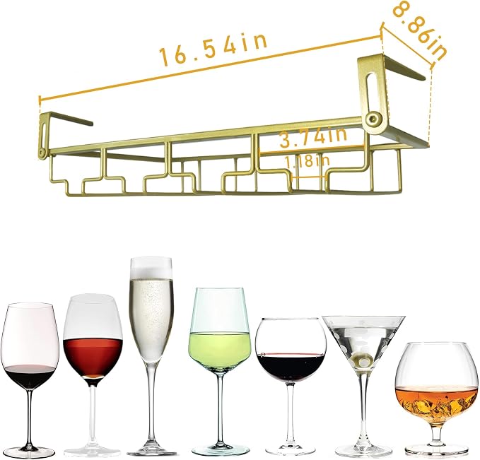 Adjustable Under Cabinet Stemware Holder - Image 3