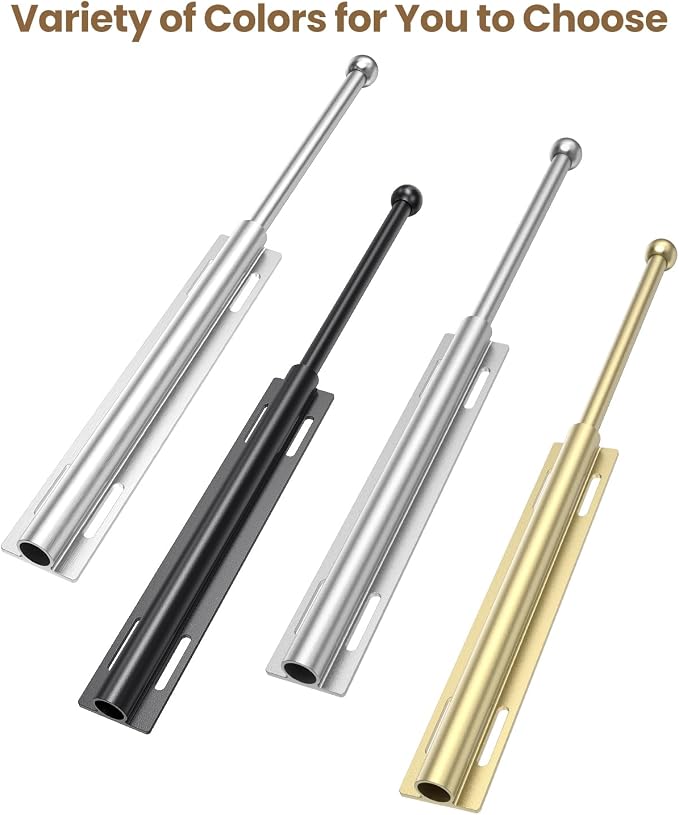 16.5" Valet Rod for Closet Pull Out, Retractable Slide Out Valet Rod Closet - Image 6
