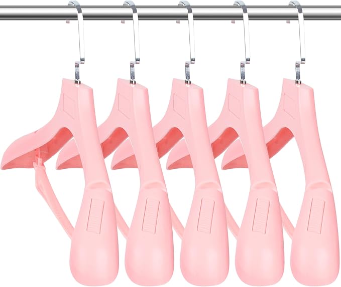 DEDU Suit Hangers for Men 10 Pack, Plastic by DEDU