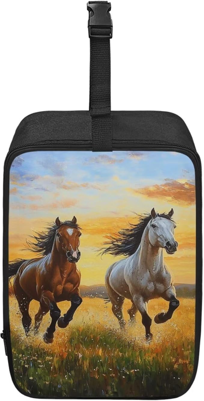 Sunset Horse Portable Steamer Iron Storage Bag by YUVAMAGIMO