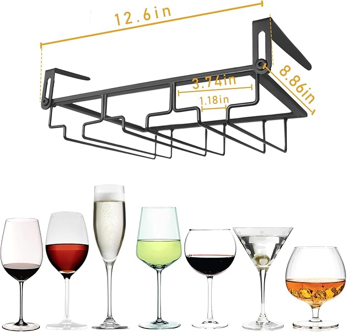 Adjustable Under Cabinet Stemware Holder - Image 3