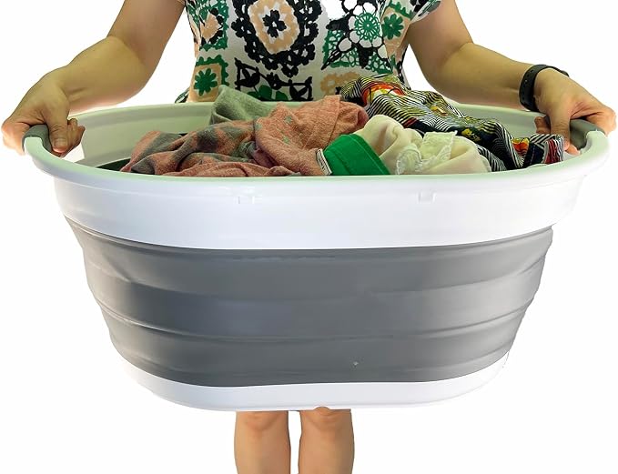 SAMMART 39L Collapsible Plastic Laundry Basket - Image 7