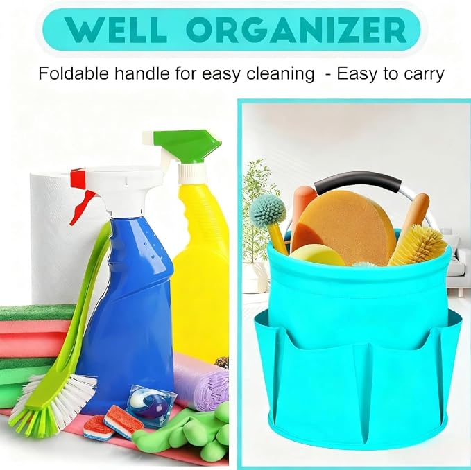 Cleaning Caddy for Cleaning Supplies, 17L Cleaning Supply Caddy - Image 5