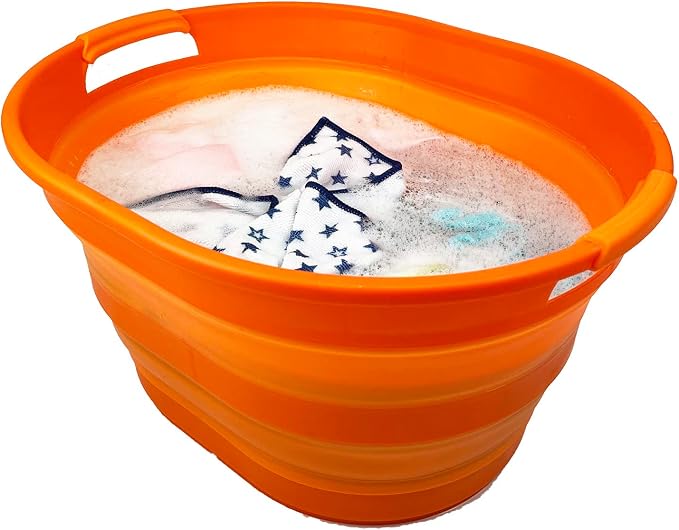 SAMMART 23L Collapsible Plastic Laundry Basket - Image 4