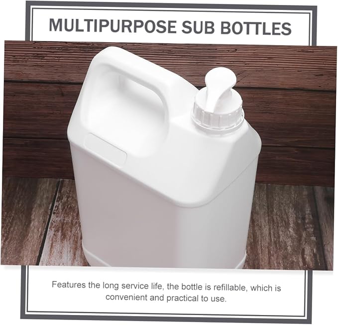 minkissy Large Sub Bottle Laundry Detergent Dispensing Bucket Pump Lotion Bottle - Image 3