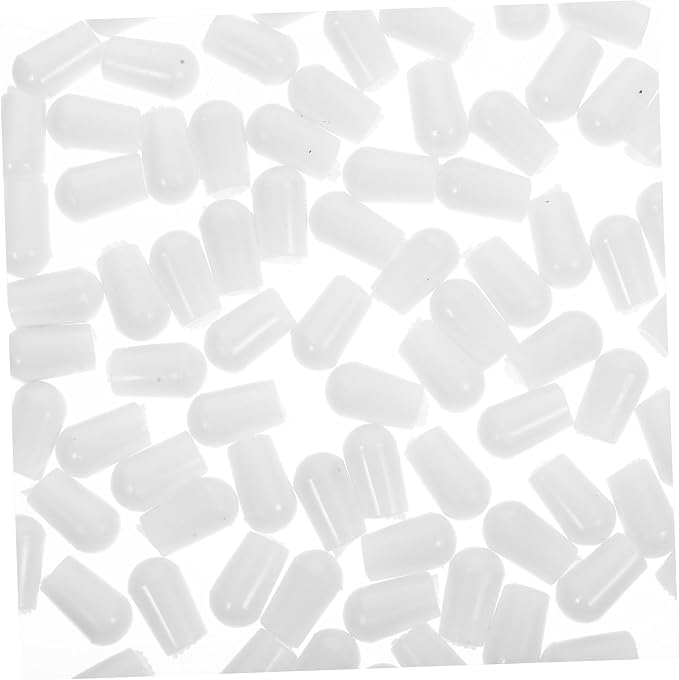 STOBAZA 400pcs Hanging Hooks Wire End Protectors Hanger End Caps Wire Screw - Image 4