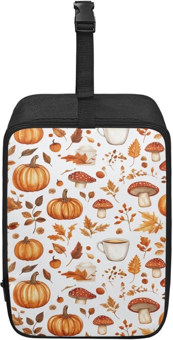 Maple Leaves Pumpkin Travel Steam Iron Storage Bag by YUVAMAGIMO