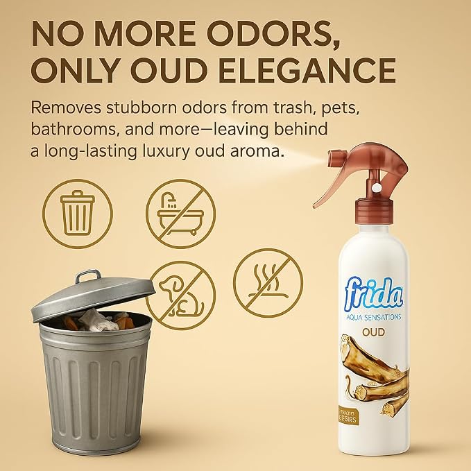 Air Freshener Spray – Oud Scent, Long-Lasting Room & Fabric Freshener, 16.2 oz - Image 2