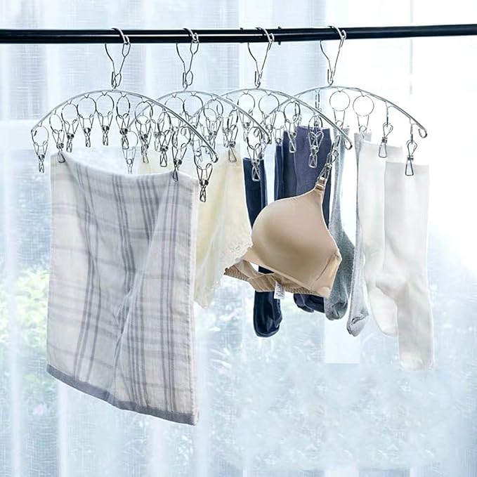Suwimut 10 Pack Laundry Drying Rack Clothes Hanger - Image 6