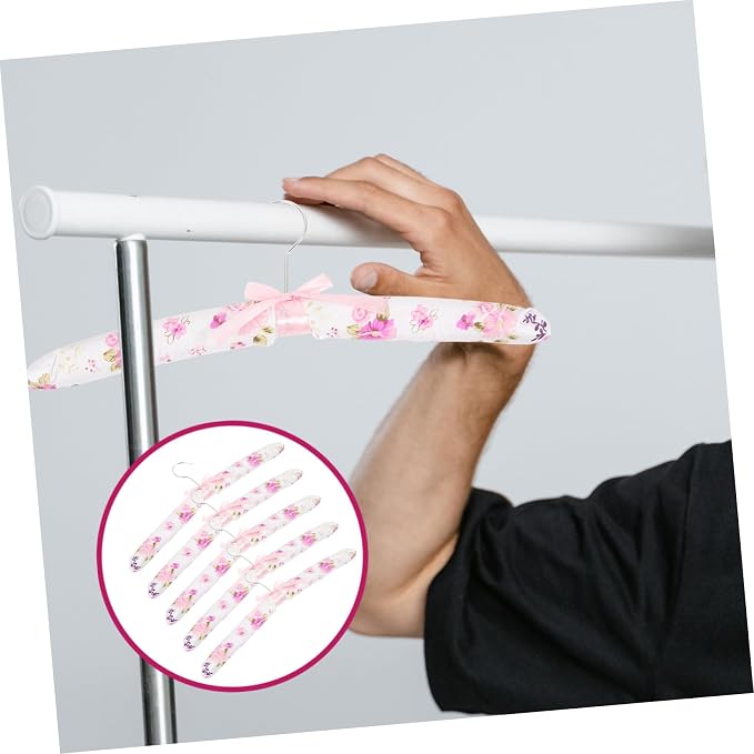 5-Pack Soft Padded Clothes Hangers - Image 3