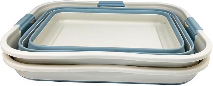 SAMMART 42L Collapsible Plastic Laundry Basket - Image 2