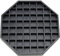 Octagon Coffee Drip Tray by Hard Black Plastic by HappyReunion
