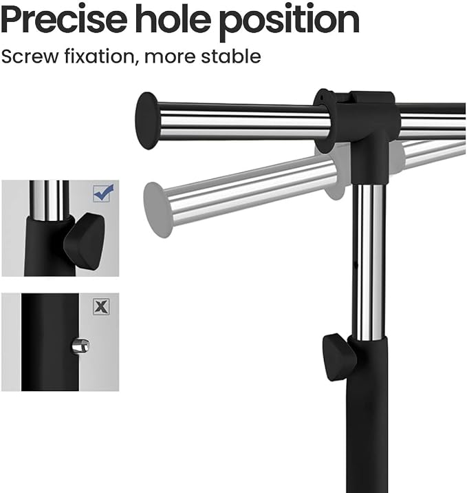 LiaMeE Adjustable Clothing Rack - Image 4