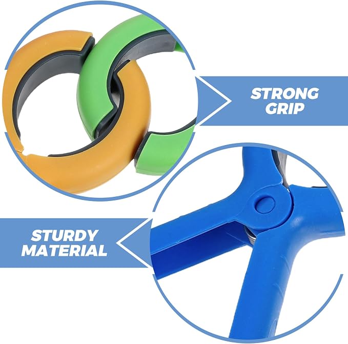 8pcs Windproof Non-Slip Clothes Clips Set, Large Plastic Clothespins - Image 3